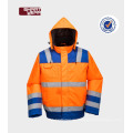 Hi-VI wasserdichte reflektierende Sicherheit Uniformen Jacke Arbeiter tragen